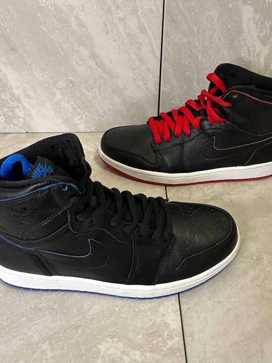 Nike SB Air Jordan 1 QS black/red/blue Craig Stecyk/Lance Mountain 2014 Size 9 - Picture 3 of 14